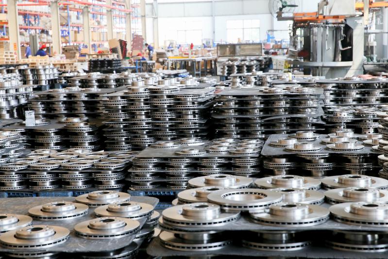 stacks of finished rotors